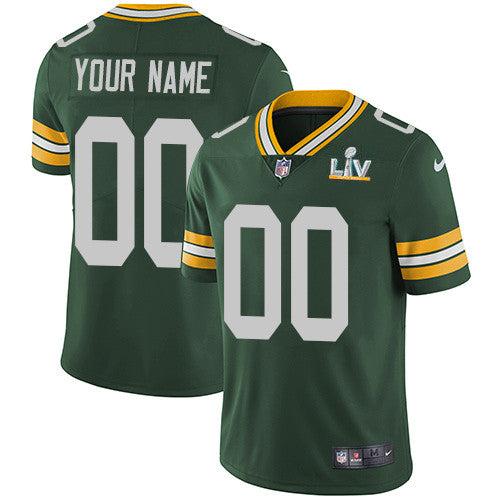 Custom Green Bay Packers green Limited jersey