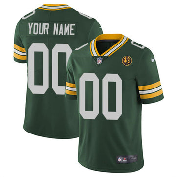 Custom Green Bay Packers green Vapor jersey