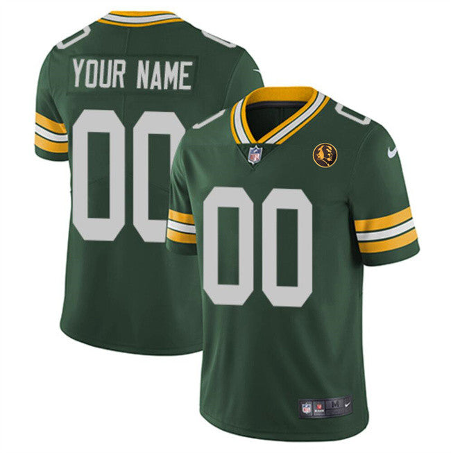 Custom Green Bay Packers green Vapor jersey