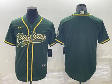 Custom Green Bay Packers green jersey