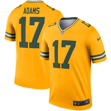 Davante Adams Green Bay Packers gold Inverted Legend jersey