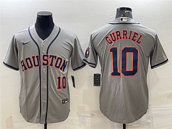 Yuli Gurriel Houston Astros gray jersey