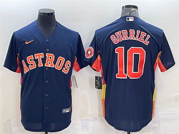 Yuli Gurriel Houston Astros navy jersey