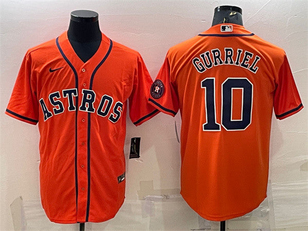 Yuli Gurriel Houston Astros orange jersey