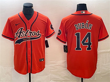 Mauricio Dubón Houston Astros orange jersey