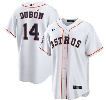 Mauricio Dubón Houston Astros white jersey