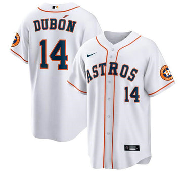 Mauricio Dubón Houston Astros white jersey