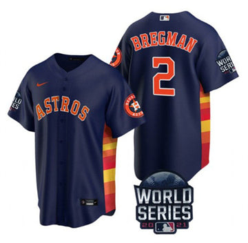 Alex Bregman Houston Astros navy jersey