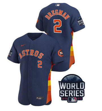 Alex Bregman Houston Astros navy jersey