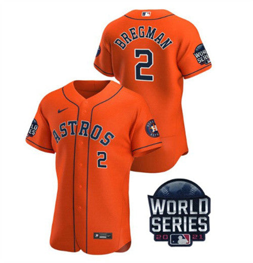 Alex Bregman Houston Astros orange jersey