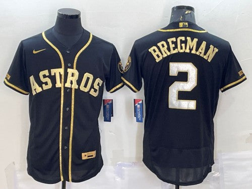 Alex Bregman Houston Astros black jersey