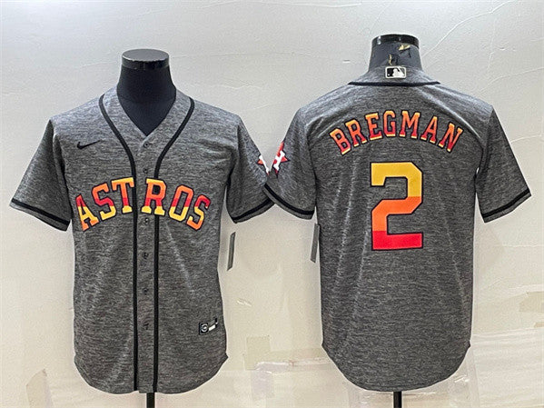 Alex Bregman Houston Astros gray jersey