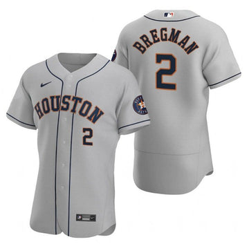 Alex Bregman Houston Astros gray jersey