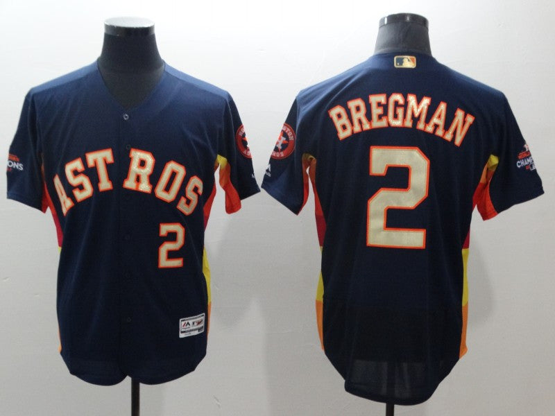 Alex Bregman Houston Astros navy jersey