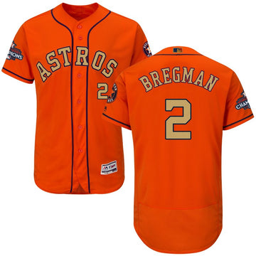 Alex Bregman Houston Astros orange jersey