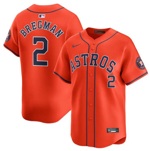 Alex Bregman Houston Astros orange Limited jersey