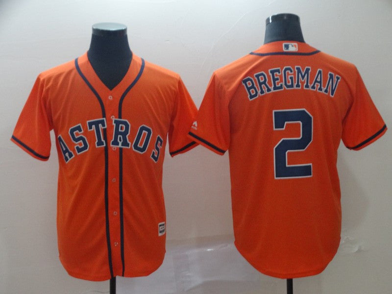 Alex Bregman Houston Astros orange jersey