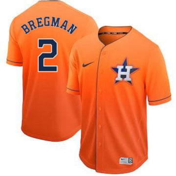 Alex Bregman Houston Astros orange jersey