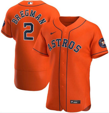 Alex Bregman Houston Astros orange jersey