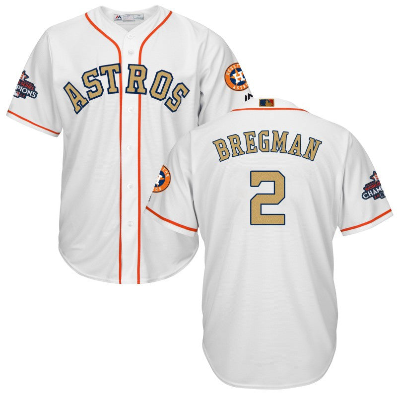 Alex Bregman Houston Astros white jersey