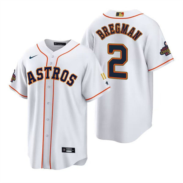 Alex Bregman Houston Astros white jersey
