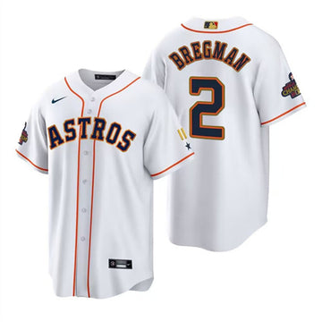 Alex Bregman Houston Astros white jersey