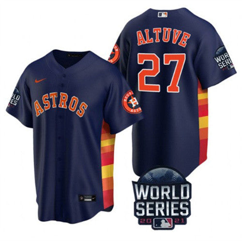 Jose Altuve Houston Astros navy jersey