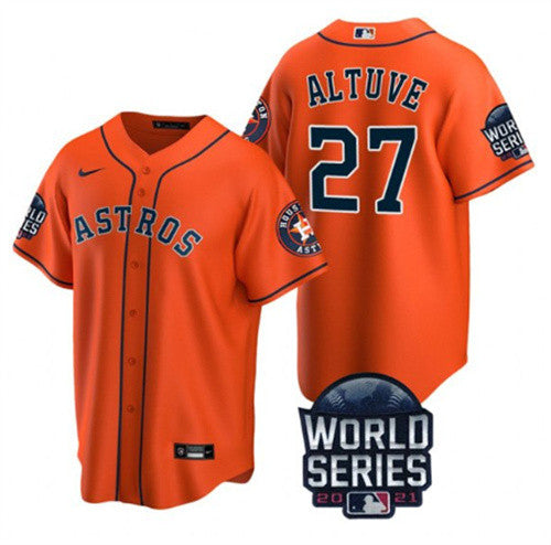 Jose Altuve Houston Astros orange jersey