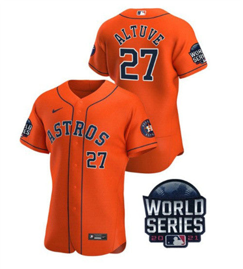 Jose Altuve Houston Astros orange jersey