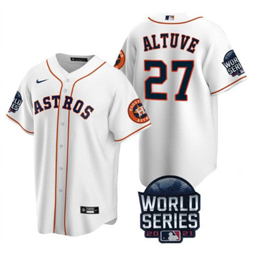 Jose Altuve Houston Astros white jersey