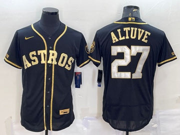 Jose Altuve Houston Astros black jersey