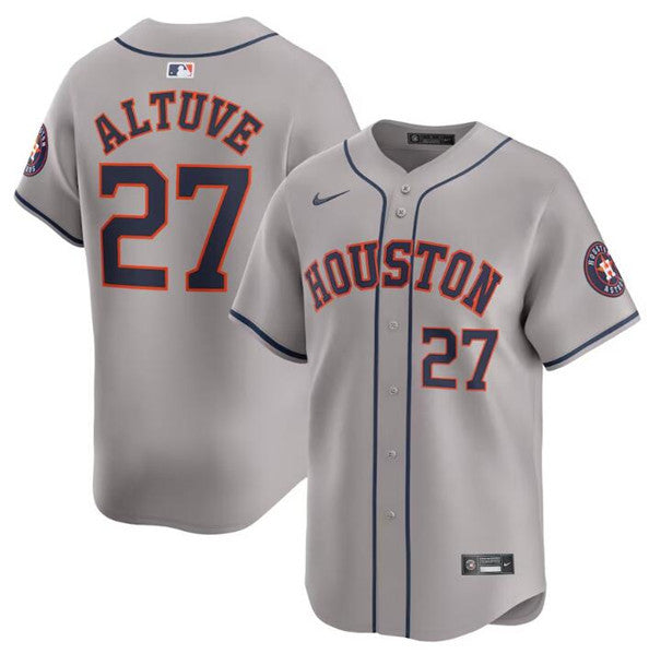 Jose Altuve Houston Astros gray Limited jersey