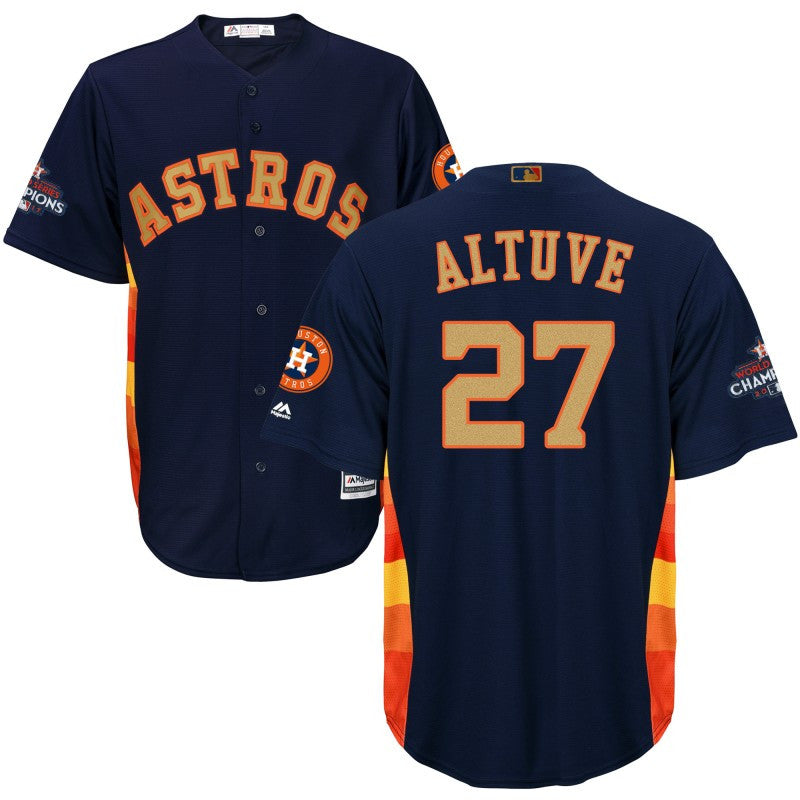Jose Altuve Houston Astros navy jersey