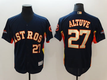 Jose Altuve Houston Astros navy jersey