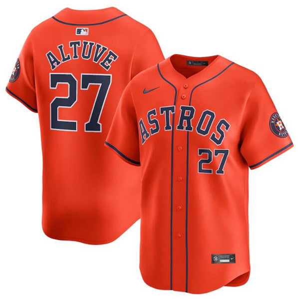 Jose Altuve Houston Astros orange Limited jersey