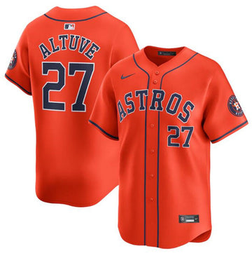 Jose Altuve Houston Astros orange Limited jersey