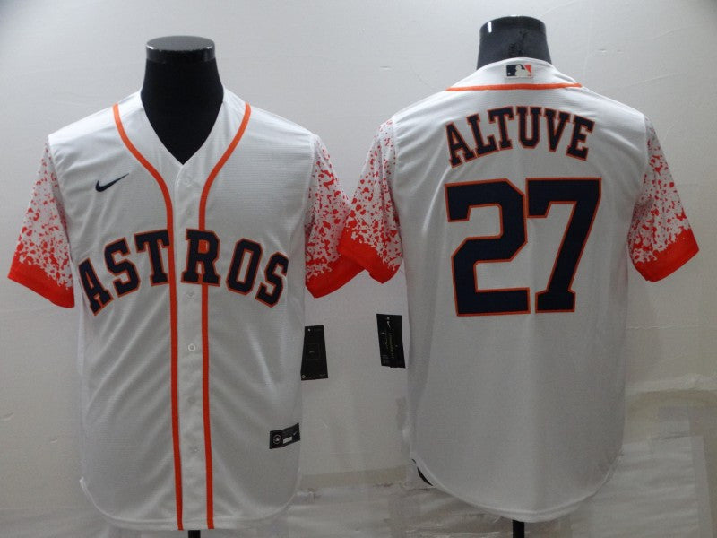 Jose Altuve Houston Astros white City Connect jersey