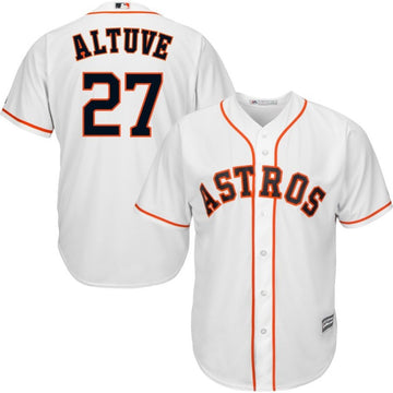 Jose Altuve Houston Astros white jersey