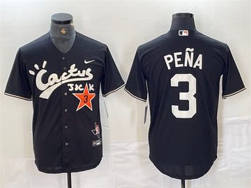 Jeremy Pena Houston Astros black Vapor jersey