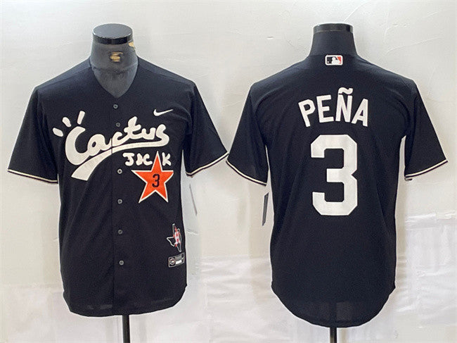 Jeremy Pena Houston Astros black Vapor jersey