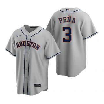 Jeremy Pena Houston Astros gray jersey