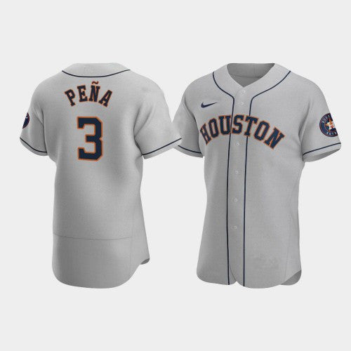 Jeremy Pena Houston Astros gray jersey