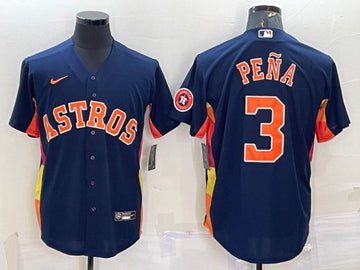 Jeremy Pena Houston Astros navy jersey