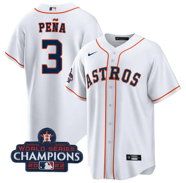 Jeremy Pena Houston Astros white jersey