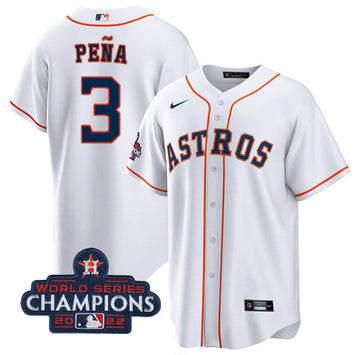 Jeremy Pena Houston Astros white jersey