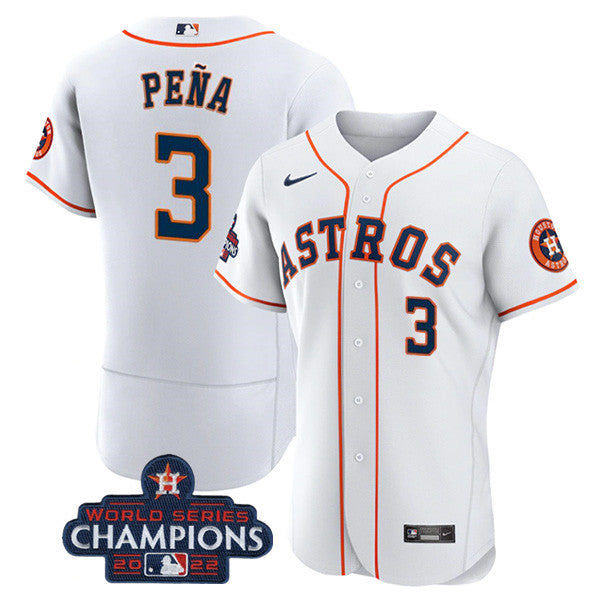 Jeremy Pena Houston Astros white jersey