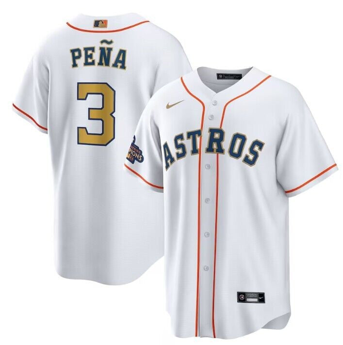 Jeremy Pena Houston Astros white jersey