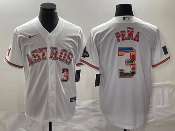Jeremy Pena Houston Astros white jersey