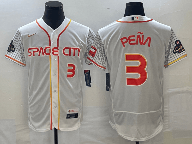 Jeremy Pena Houston Astros white jersey