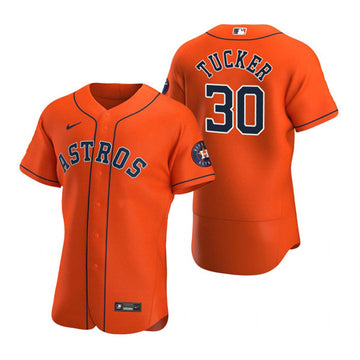 Kyle Tucker Houston Astros orange jersey